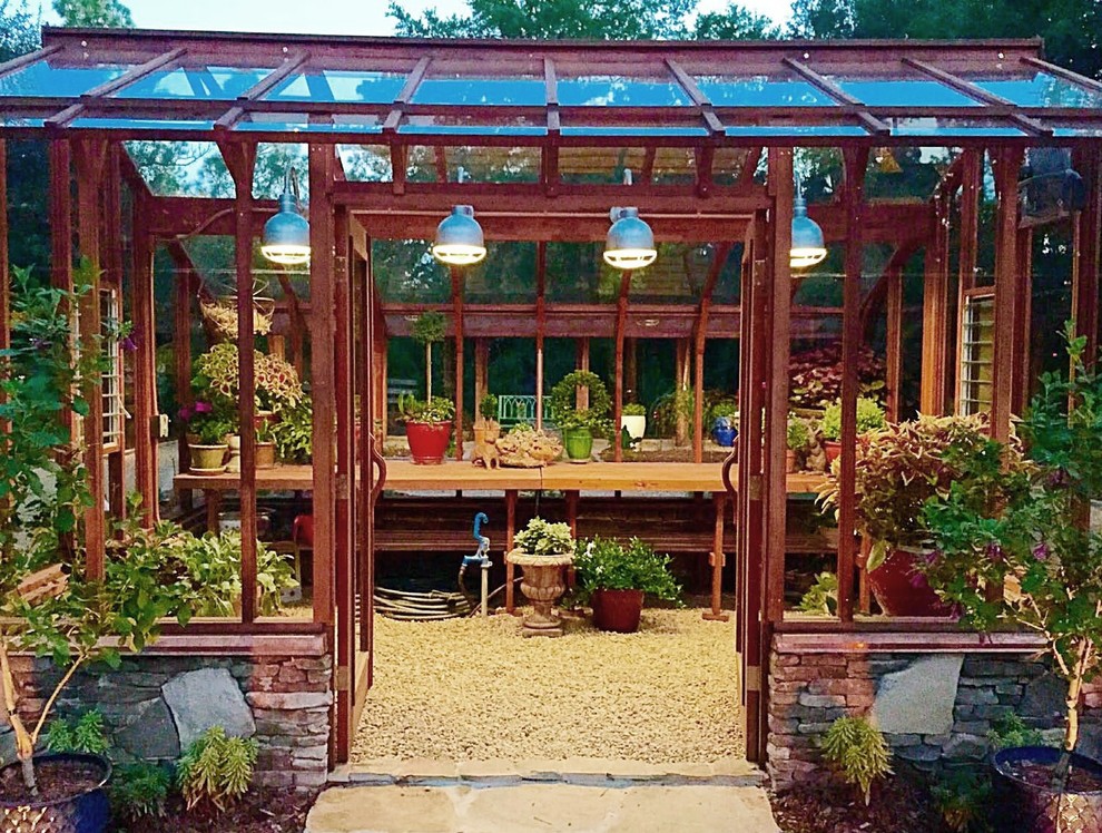 Nantucket style greenhouses Landscape Charlotte by SturdiBuilt