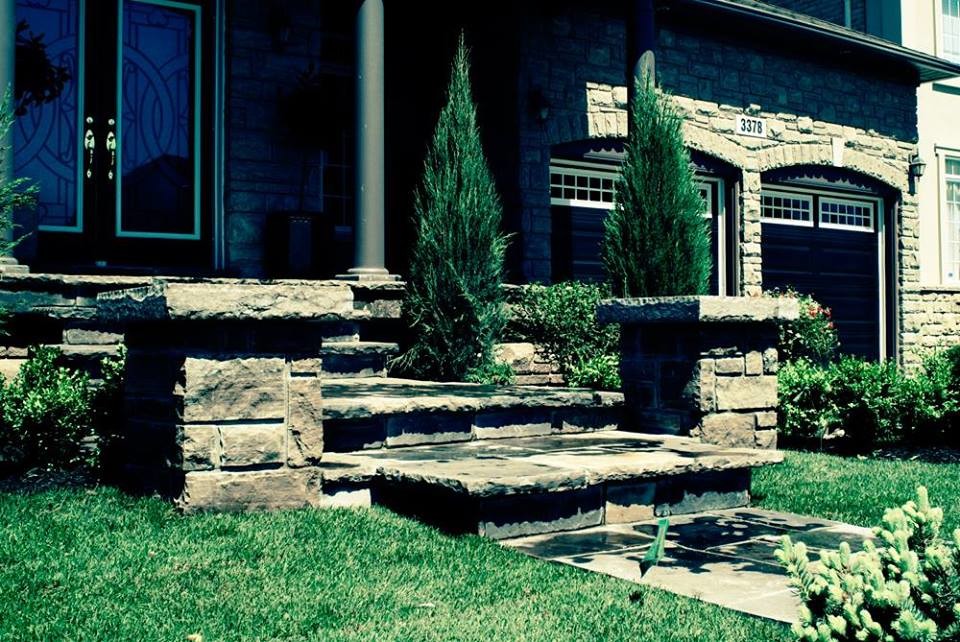Natural Stone Front Entrance - Landscape - Toronto - by Green Concept ...