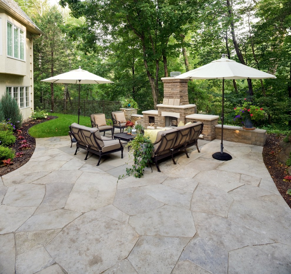 Natural Stone Patio Outdoor Living at Every Level Orono, MN