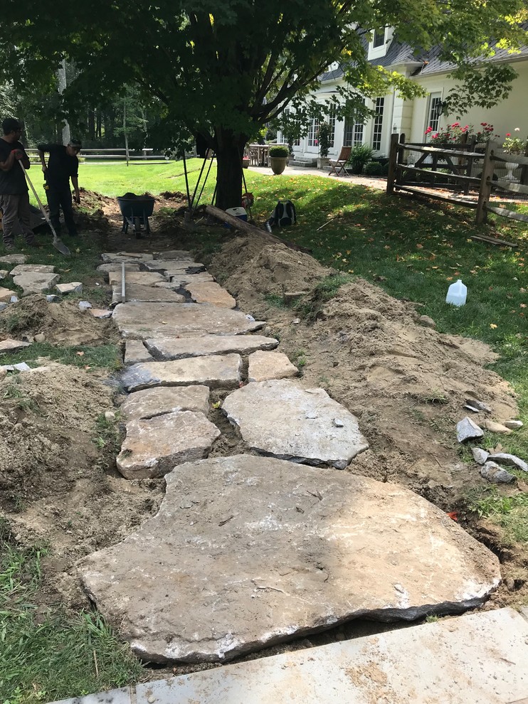 Natural Stone Steps & Walkway - Landscape - Bridgeport - by AB ...