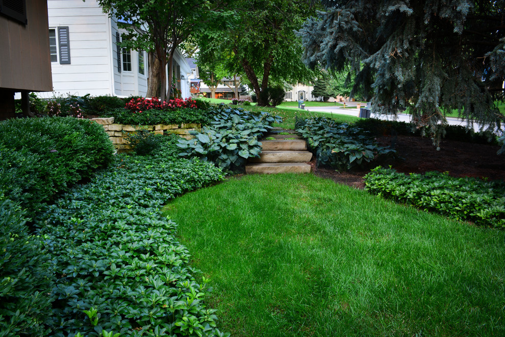 Natural Stone Steps - Traditional - Landscape - Omaha - by Breaking ...