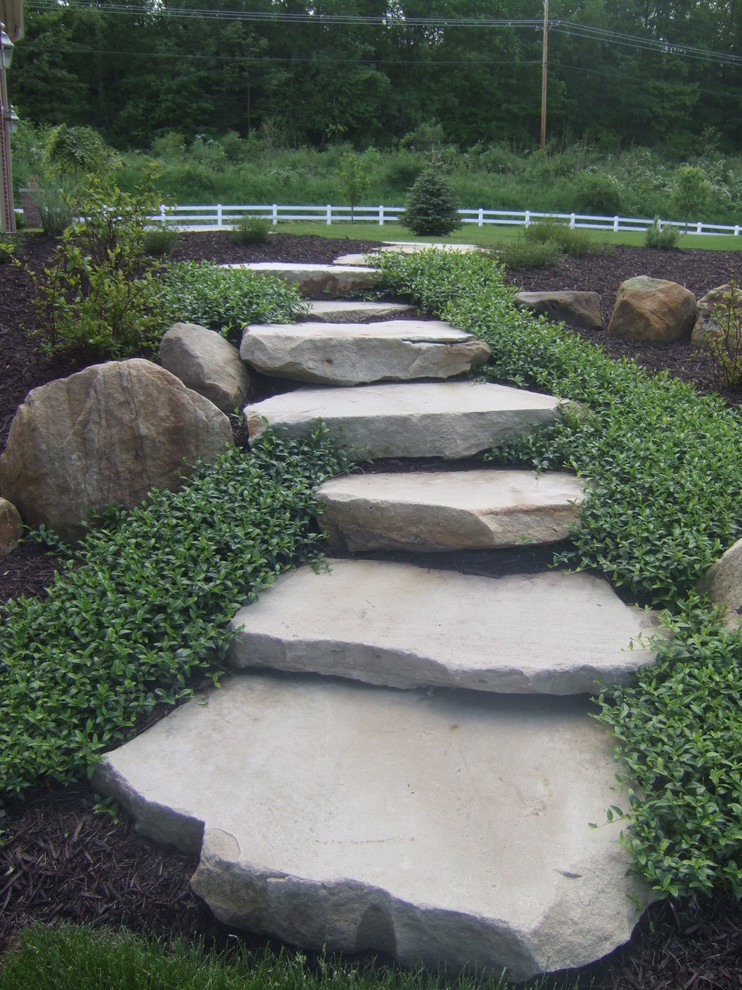 Natural Stone Steps Farmhouse, Large Natural Landscaping Stones