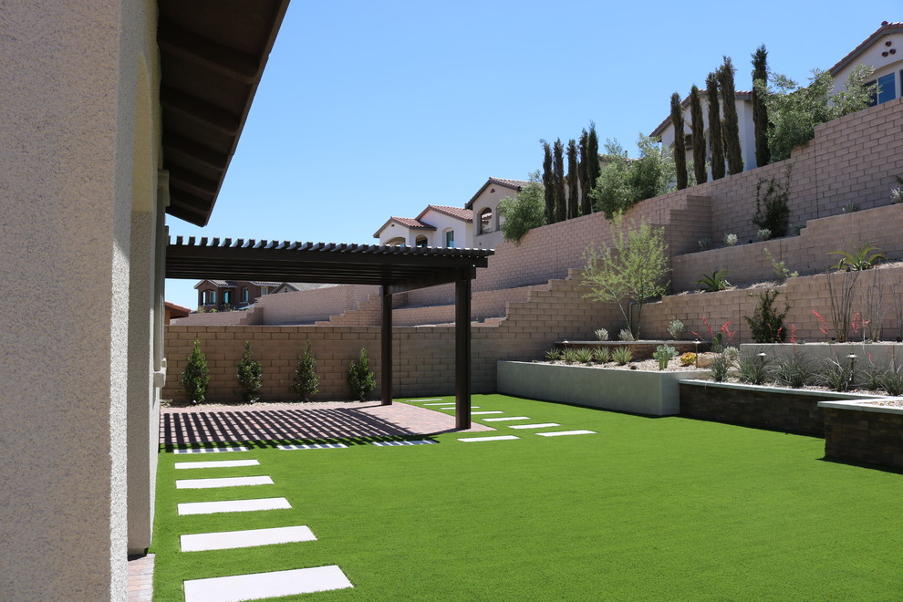 Nedley Residence at Savona in Summerlin Contemporary Landscape