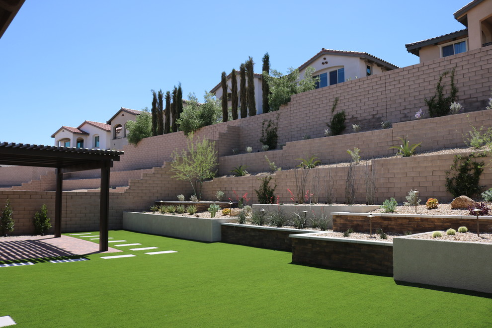 Nedley Residence at Savona in Summerlin Contemporary Landscape