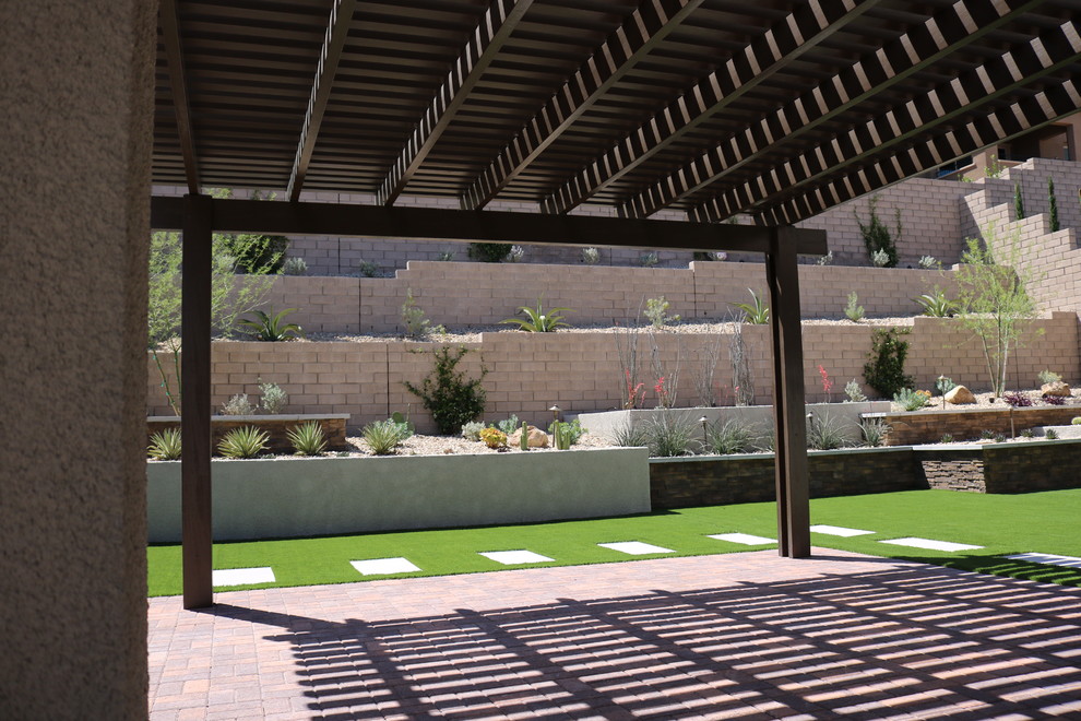 Nedley Residence at Savona in Summerlin Contemporary Landscape