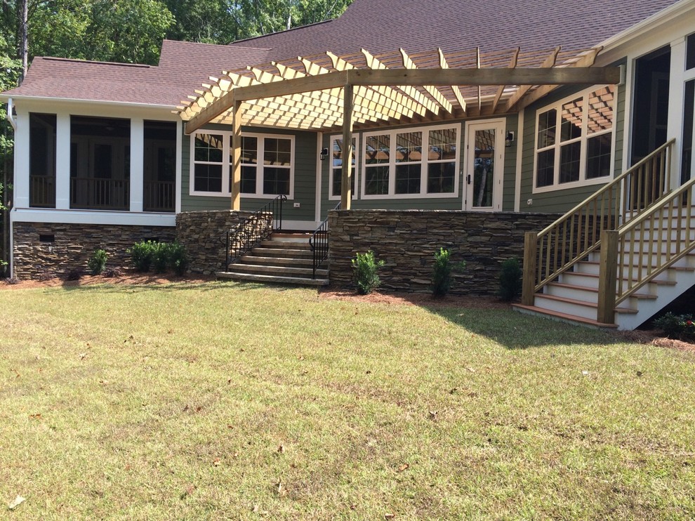 New Bern/Arapaho Steps and Landscaping in Arlington Place Subdivision