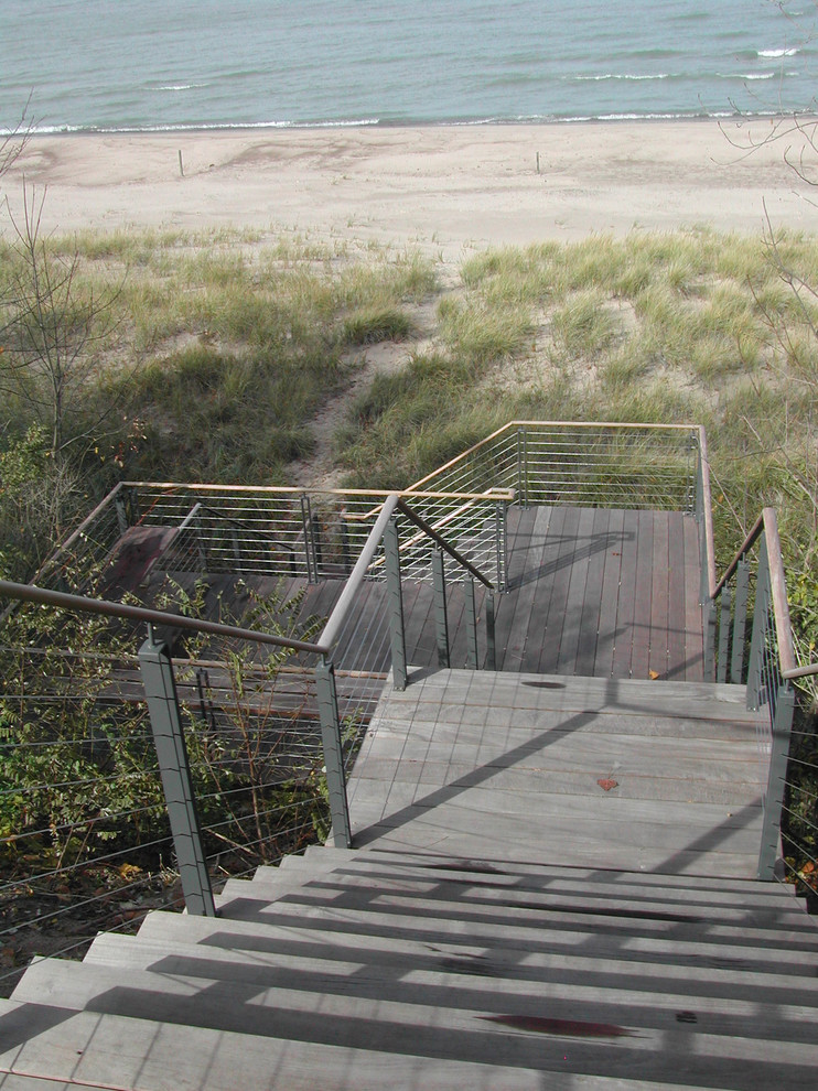 New Buffalo Lake House Contemporary Landscape Chicago by