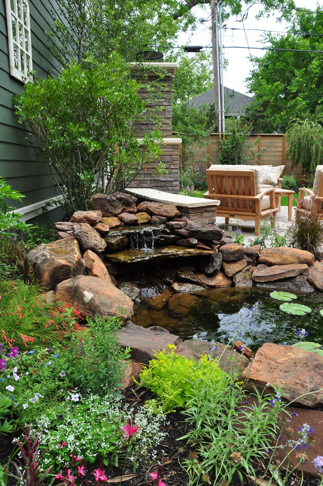 New Heights in the Heights Craftsman Landscape Houston by