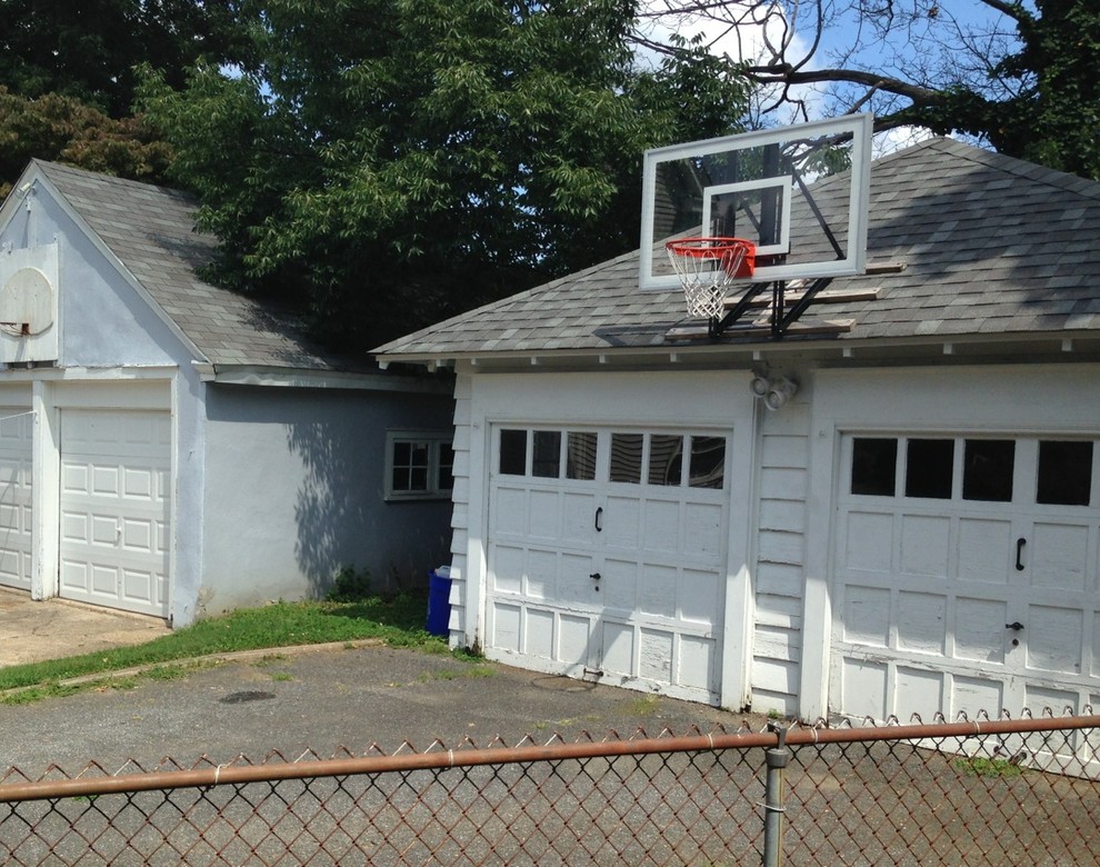 Nick A's Roof King Platinum Basketball System on a 18x20 in Drexel Hill