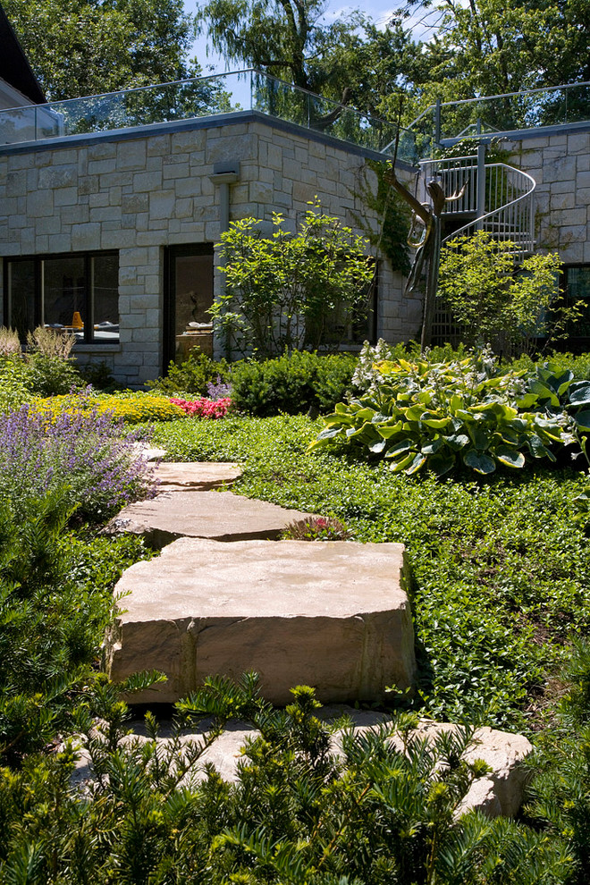 Moderner Garten in Chicago
