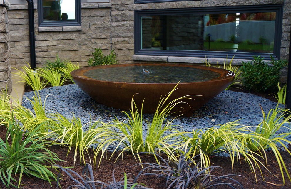 Photo of a contemporary garden in Seattle.