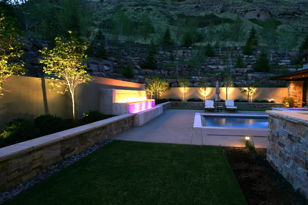 Photo of a modern garden in Salt Lake City.