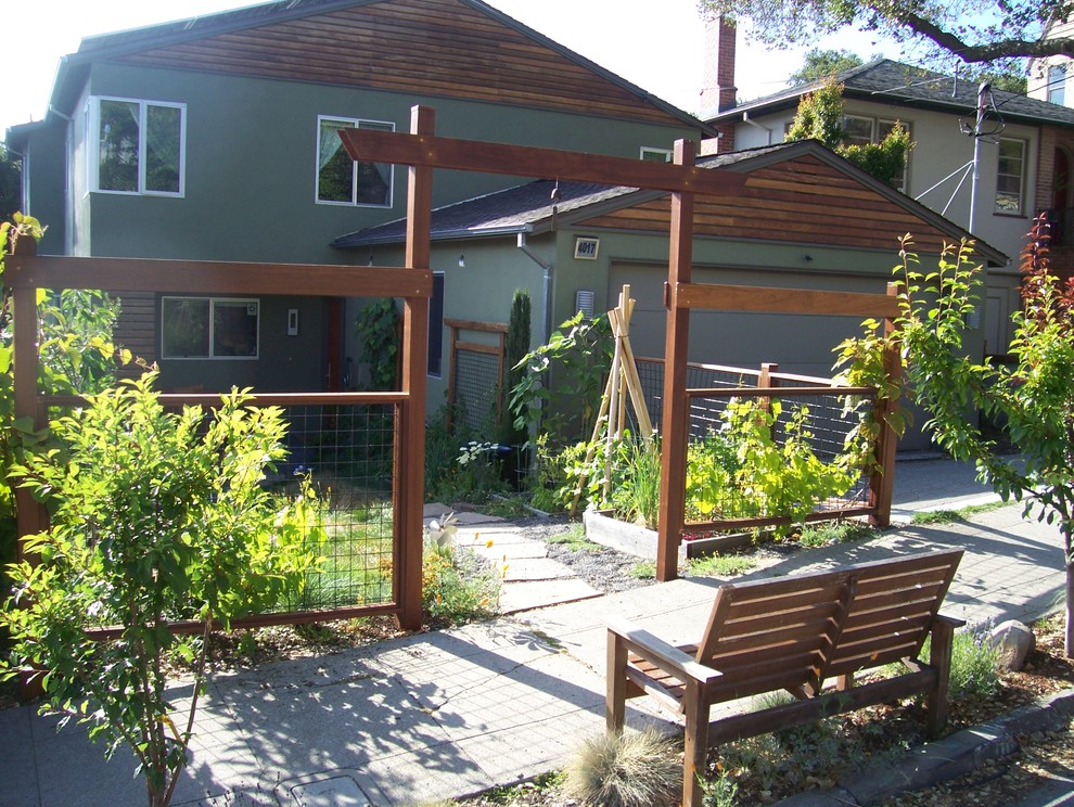 Foto de jardín contemporáneo en patio delantero