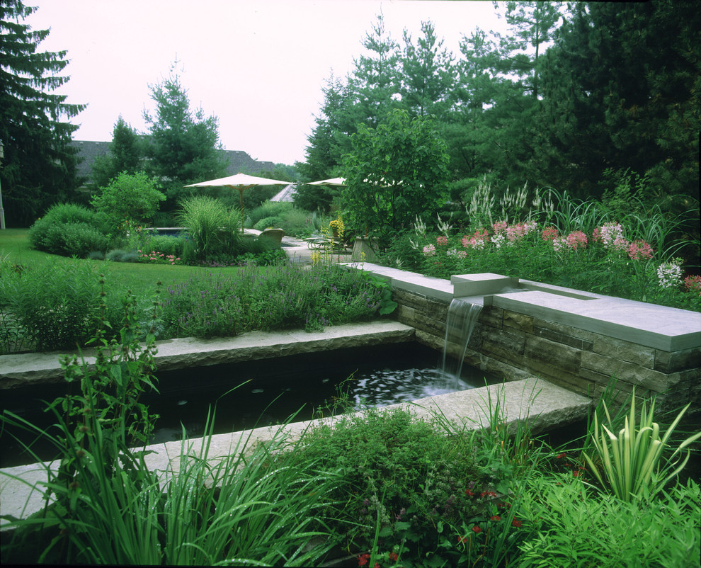 Idee per un giardino contemporaneo con fontane