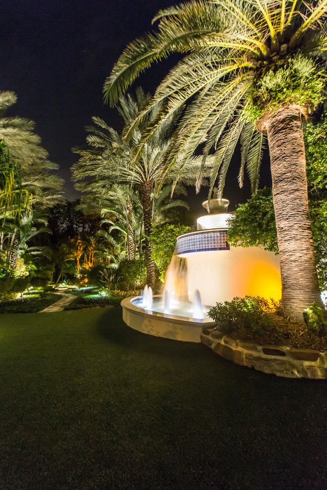 Ocean Front Landscape Lighting, FL Estate - Tropical - Landscape ...