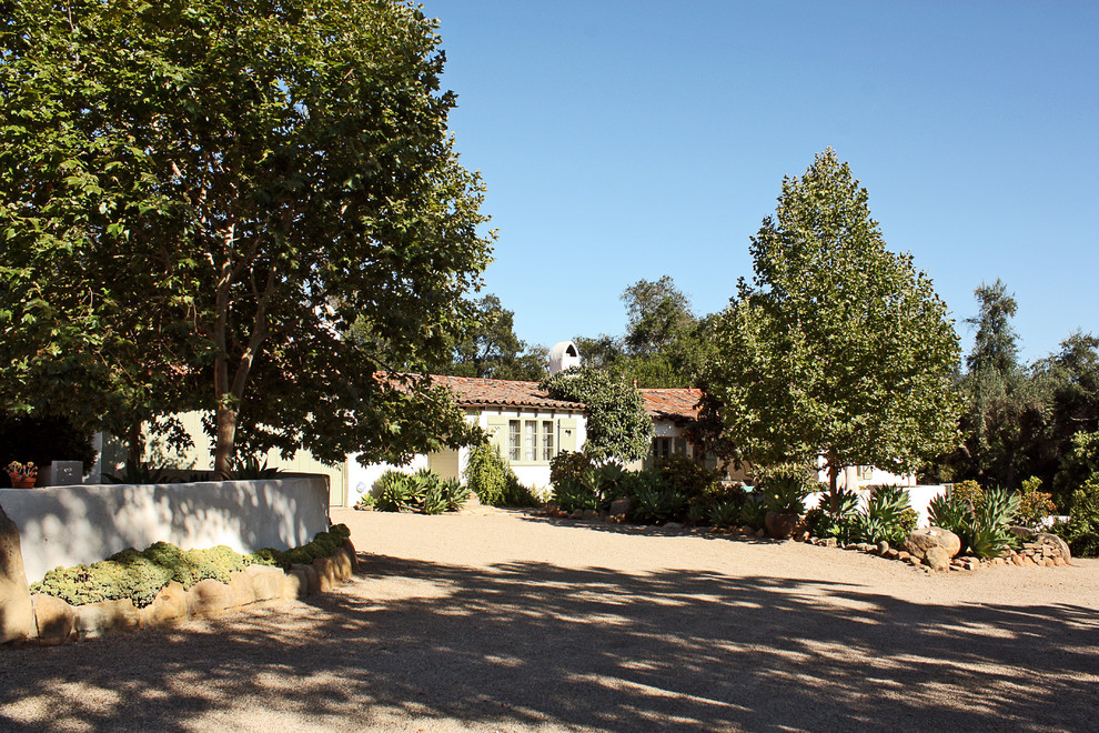 Traditional garden in Santa Barbara.