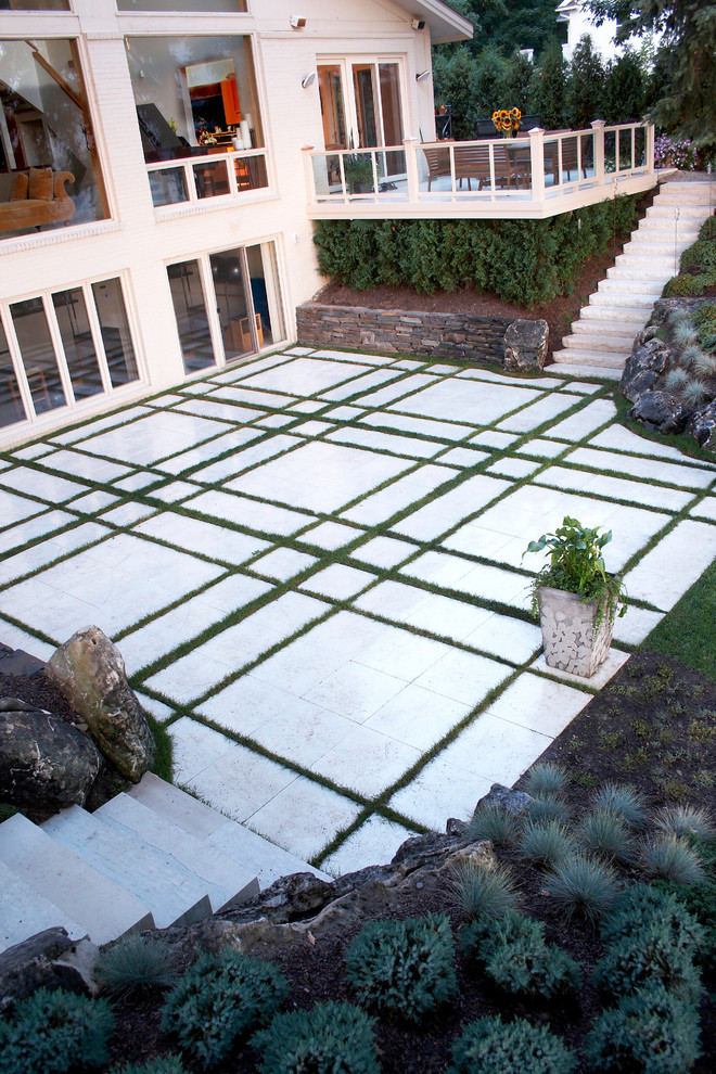 Orchard Lake Residence Modern Landscape Detroit by Mosher