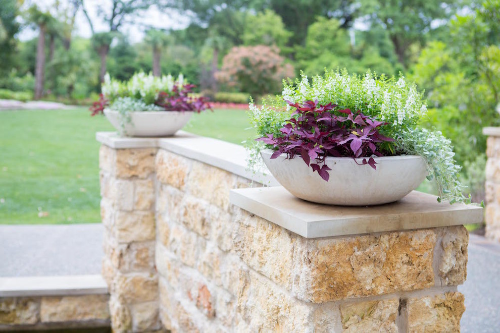 Our Work Mediterranean Landscape Dallas by Jacksons Home