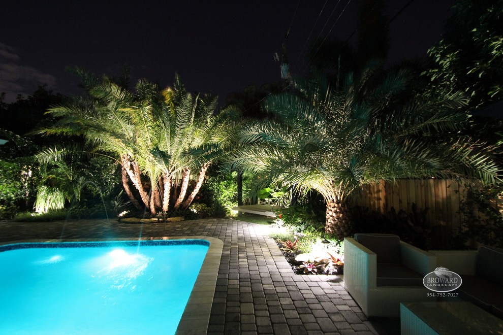 Outdoor lighting - Tropical - Landscape - Miami - by Broward Landscape ...