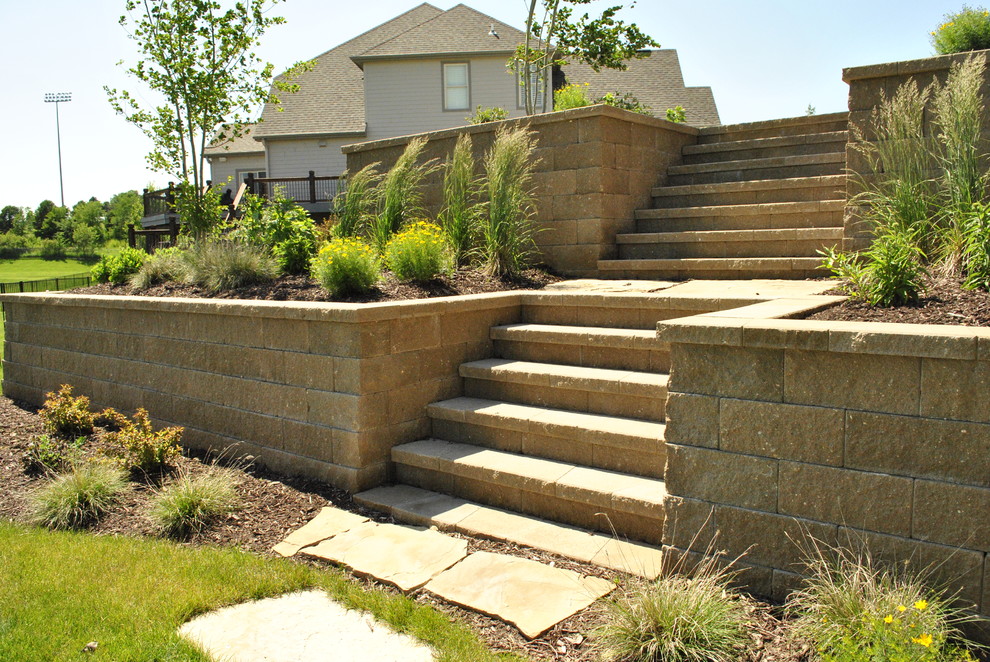 Design ideas for a traditional landscaping in Omaha.