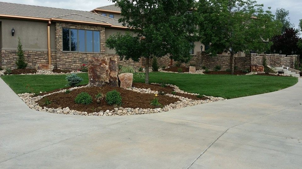 Пример оригинального дизайна: большой участок и сад на заднем дворе в классическом стиле с полуденной тенью и мощением тротуарной плиткой