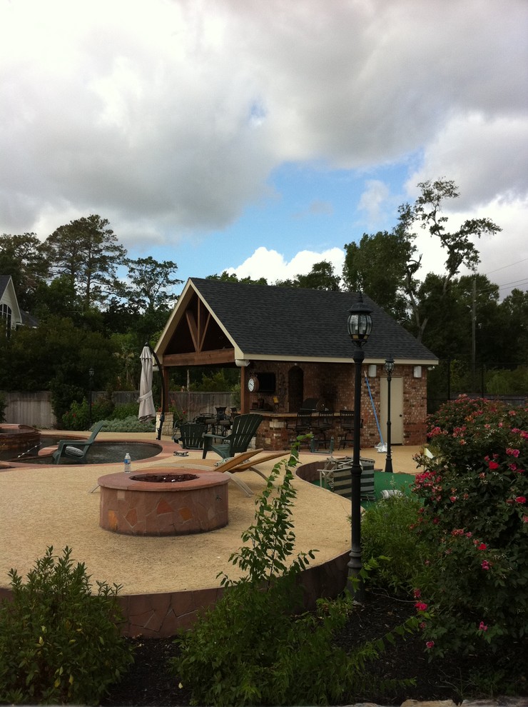 Outdoor Living Spaces Southwestern Landscape Houston by Houston