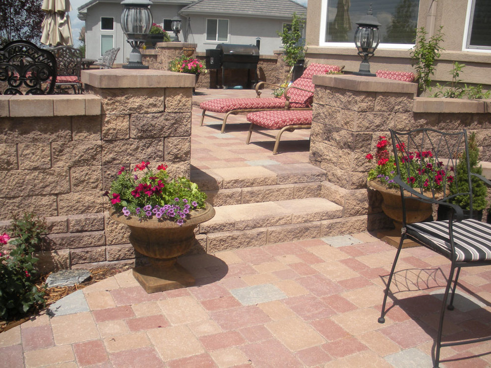 Outdoor Raised Patios and Landings Landscape Minneapolis by Allan