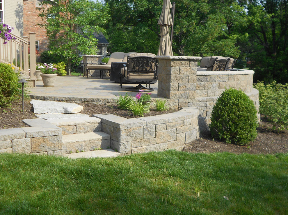 Outdoor Raised Patios and Landings Landscape Minneapolis by Allan