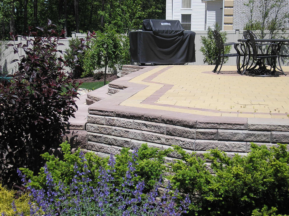 Outdoor Raised Patios and Landings Landscape Minneapolis by Allan