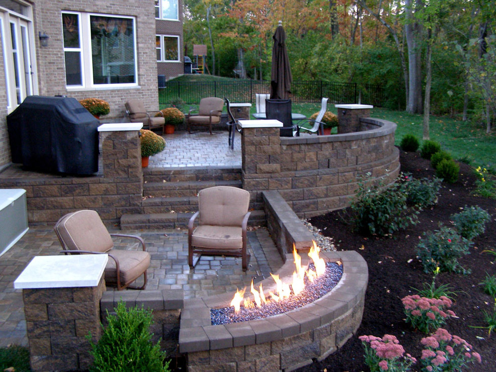 Outdoor Raised Patios and Landings Landscape Minneapolis by Allan
