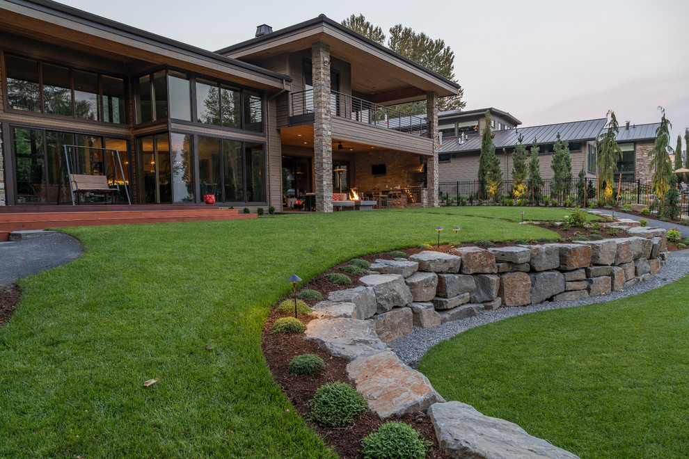 Palisades Contemporary Landscape Portland by GRO Outdoor Living
