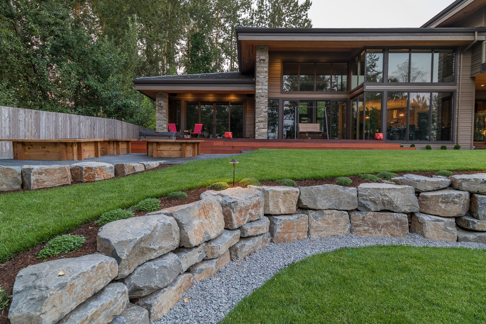 Palisades Contemporary Landscape Portland by GRO Outdoor Living
