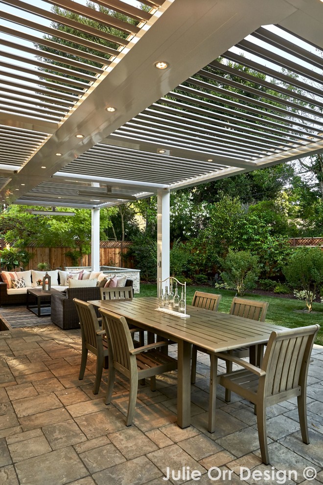 Palo Alto back and front yard Modern Patio San Francisco by