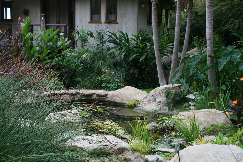 World-inspired garden in Santa Barbara.