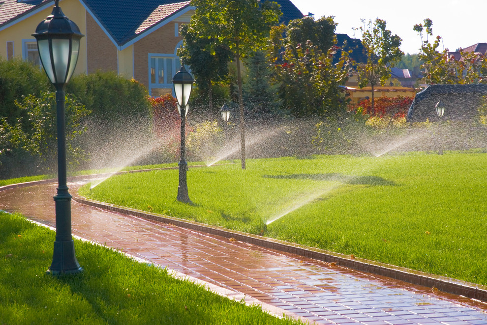 Pathway Garden Sprinkler & Irrigation System Installation