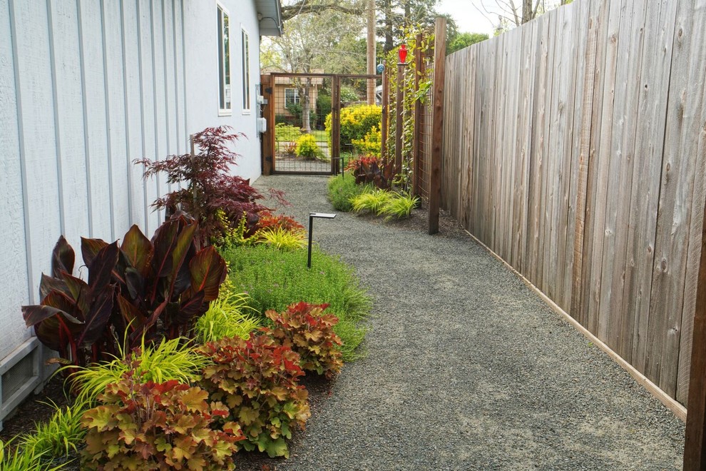 Pathways and Plantings Perfection Transitional Landscape San