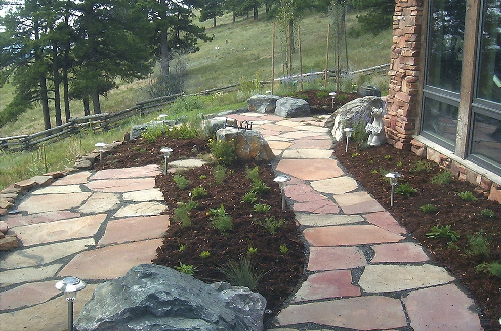 Photo of a traditional landscaping in Denver.