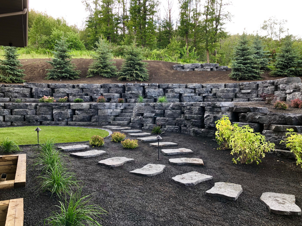 Patterson Blvd Landscape Calgary by Twisted Rock Terrascape