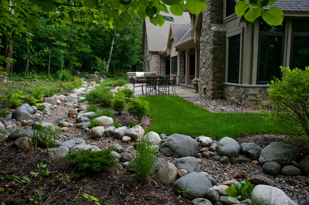 Paver Patio Traditional Landscape Minneapolis by Miller Creek