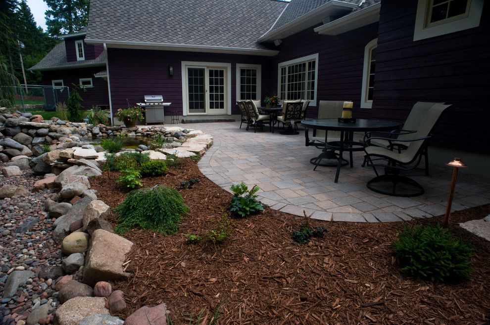 Paver Patio Traditional Landscape Minneapolis by Miller Creek