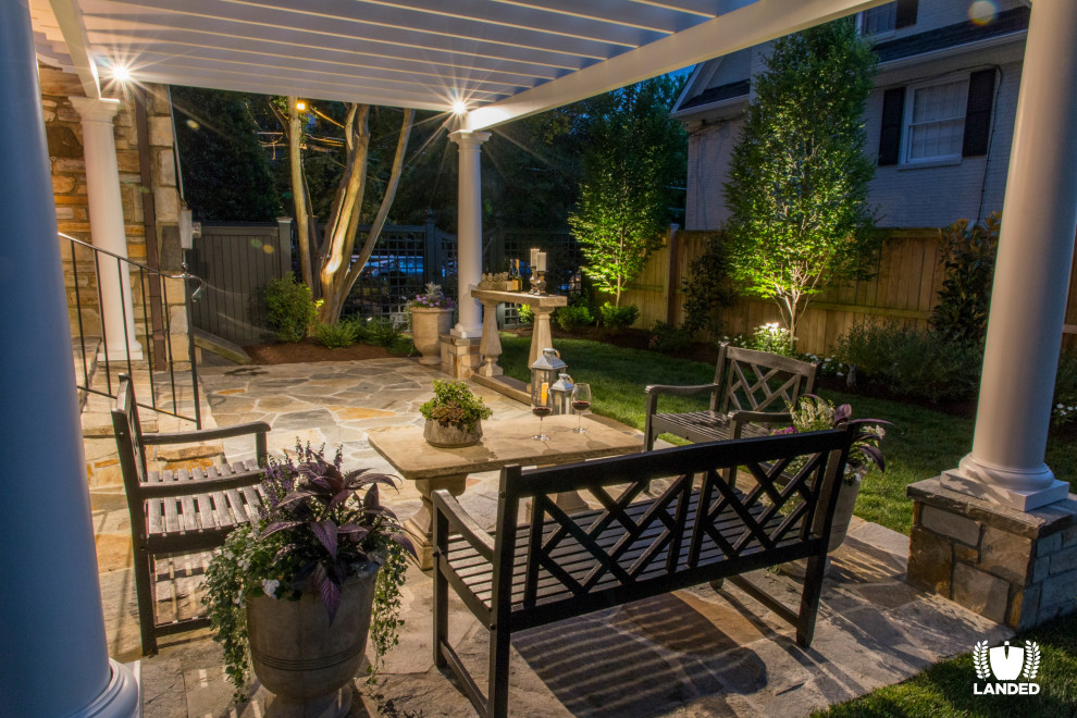 Pergola, Patio & Fencing Traditional Patio DC Metro by Landed