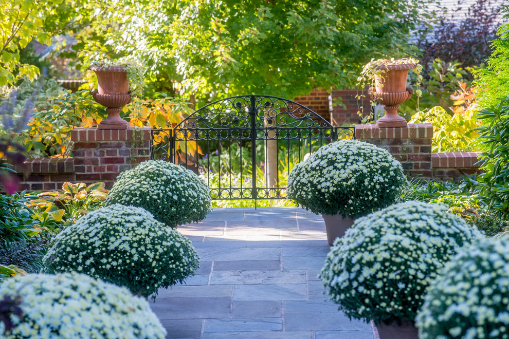 Period Perfect. Historic Landmark Garden Renovation Traditional