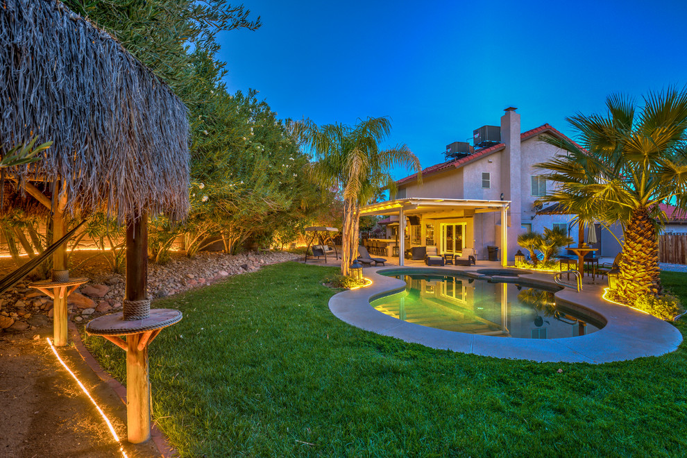 Pesaro Drive Las Vegas, NV Modern Landscape Las Vegas by