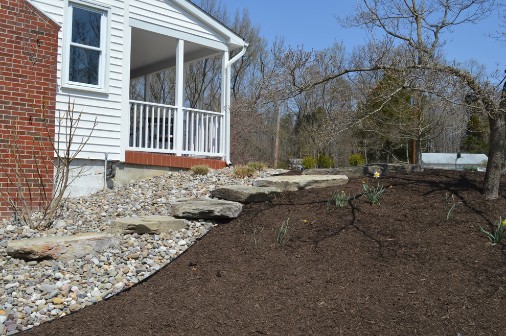 Phase 1 Front Yard Curb Appeal Upper Marlboro, MD Transitional