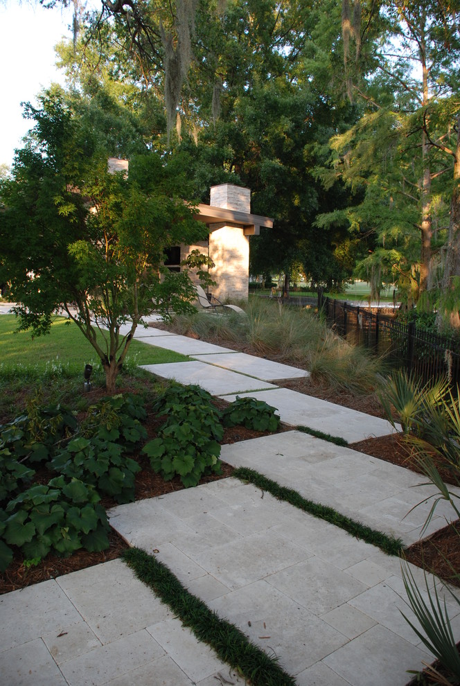 This is an example of a modern garden in New Orleans.