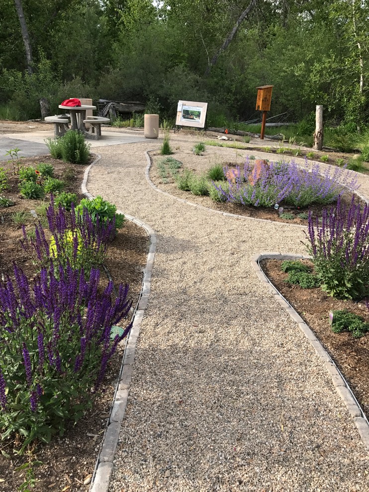 Pollinator Path Victorian Landscape Boise by Farwest Landscape