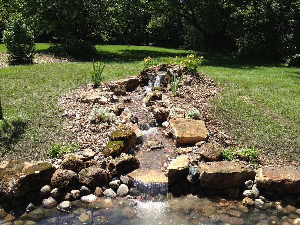 Pond Renovation Deer Park, IL Installed by Gem Ponds Traditional