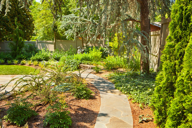 Pool Fill In Rustic Garden Nashville By Wills Company Houzz