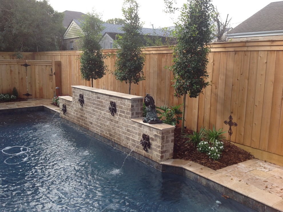 World-inspired garden in New Orleans.