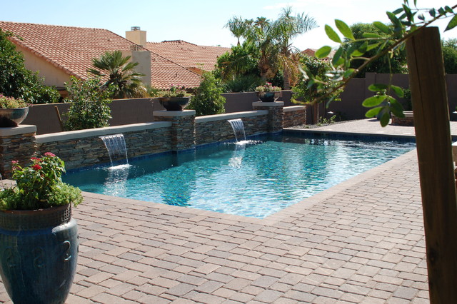 Pools / Spas - Traditional - Pool - Phoenix - by Sunset Landscaping ...